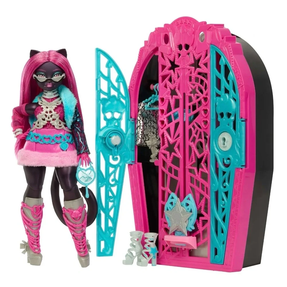 MONSTER HIGH Skulltimate Secrets Hauntlywood Mistery Doll Catty Noir. NEW